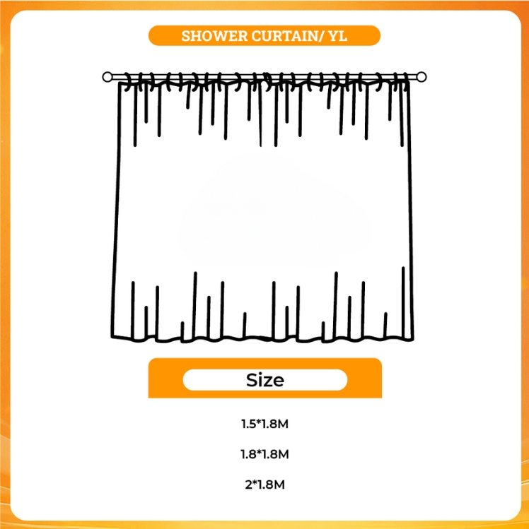 3D shower curtain - Ruri Rocks Store